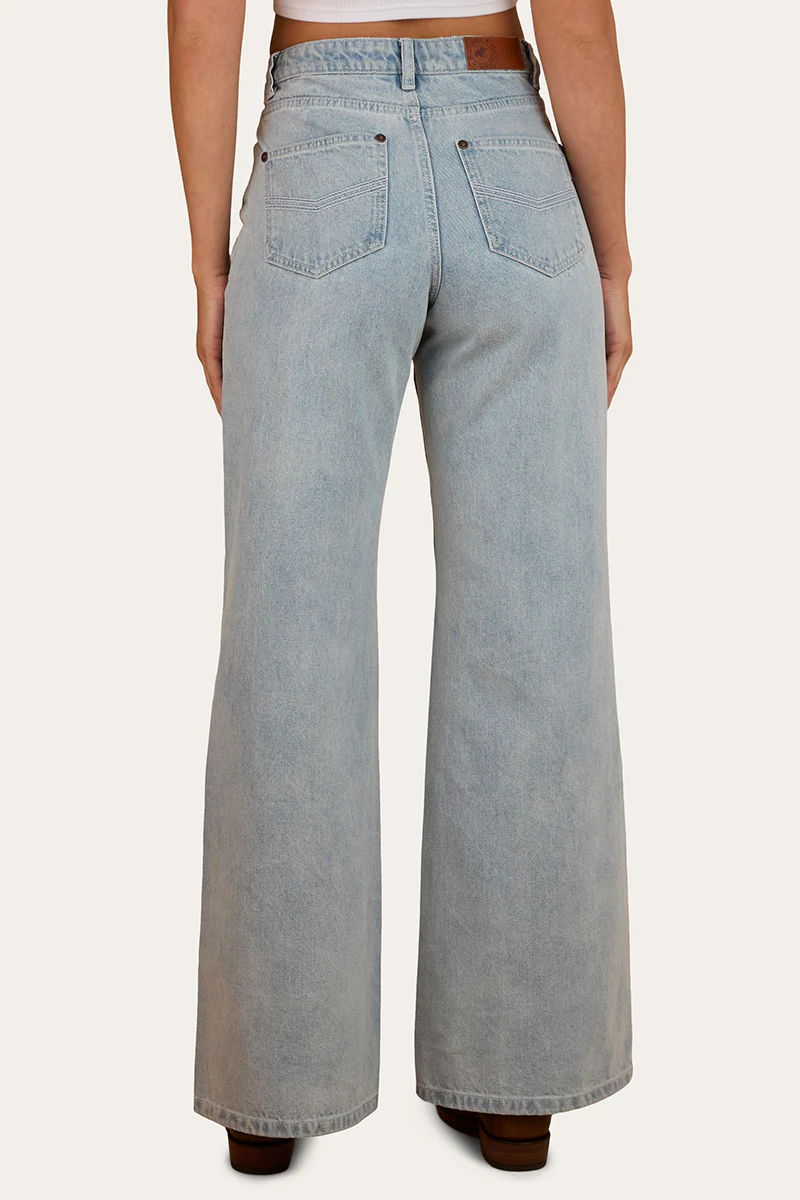 April Womens High Rise Wide Leg Jean - Image 4
