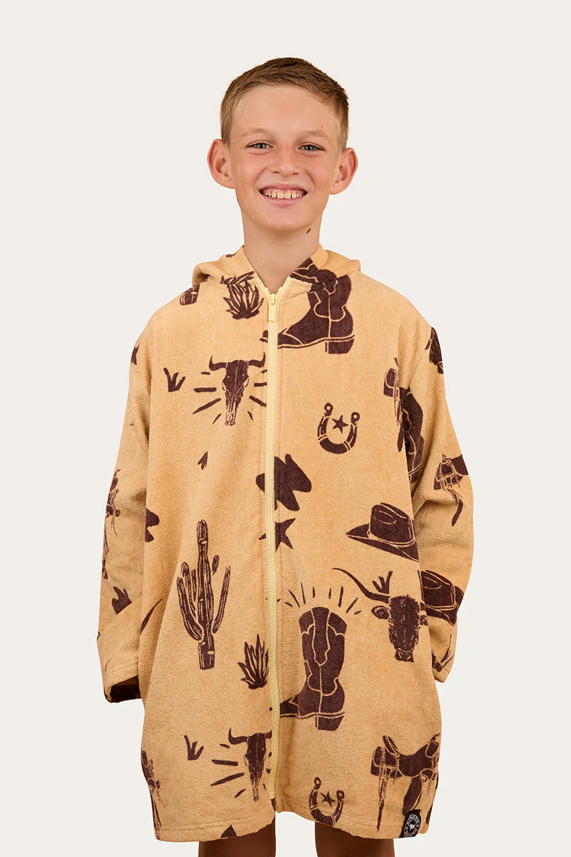 Boot Scootin Kids Zip Through Towel - Image 4