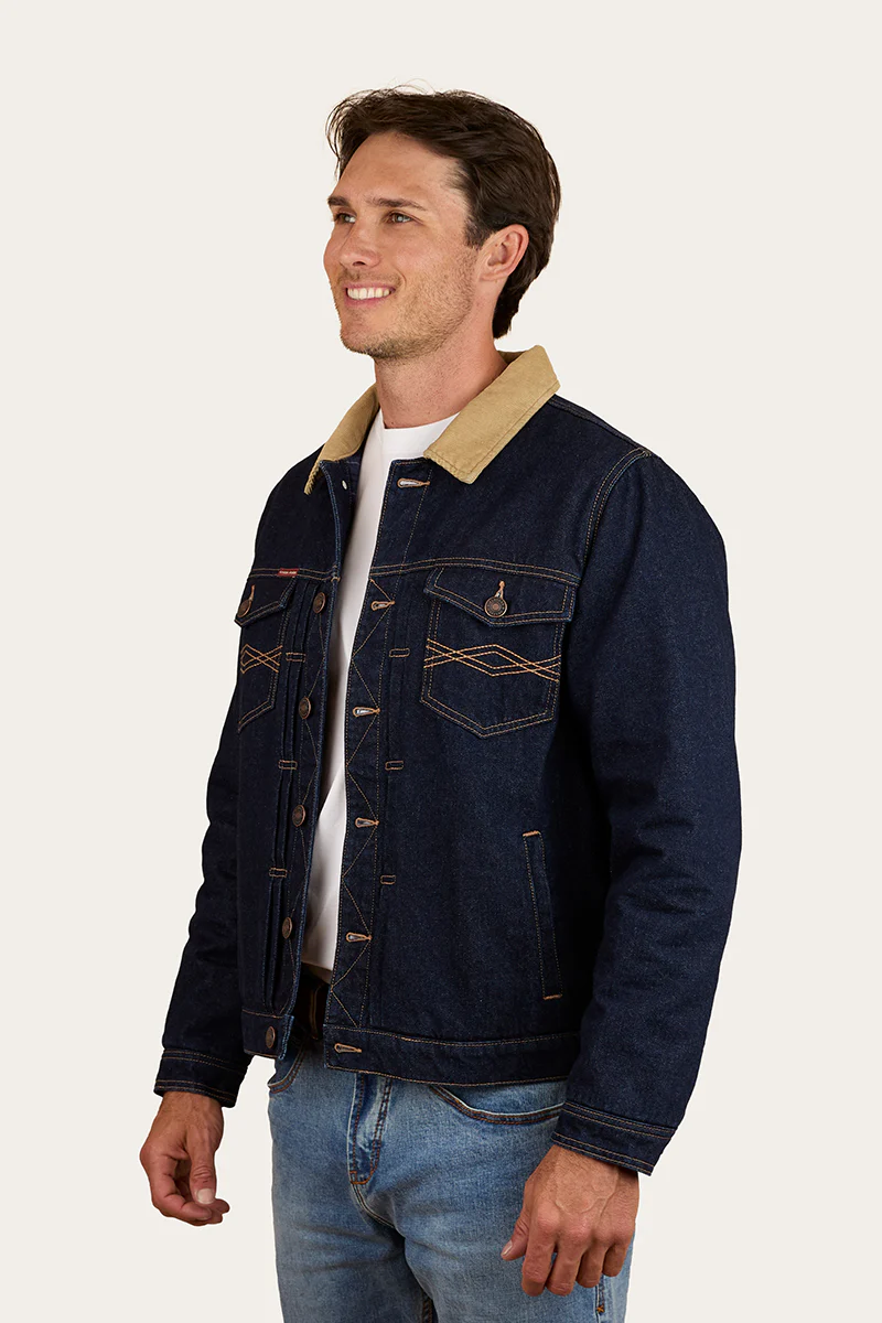 Devonport Mens Denim Trucker Jacket - Image 6