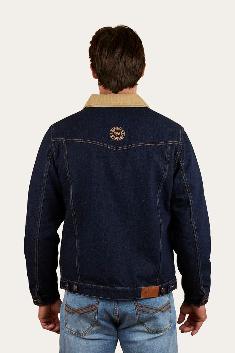 Devonport Mens Denim Trucker Jacket - Image 7