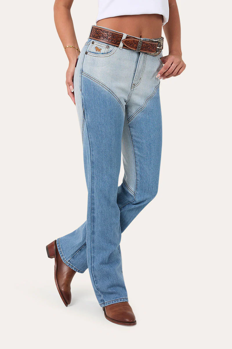 Francesca High Rise Bootleg Western Jean - Image 3