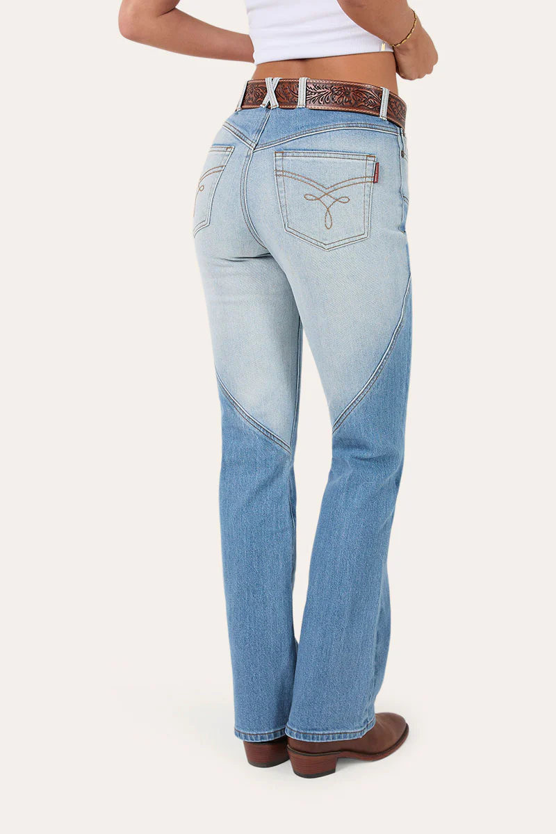 Francesca High Rise Bootleg Western Jean - Image 4