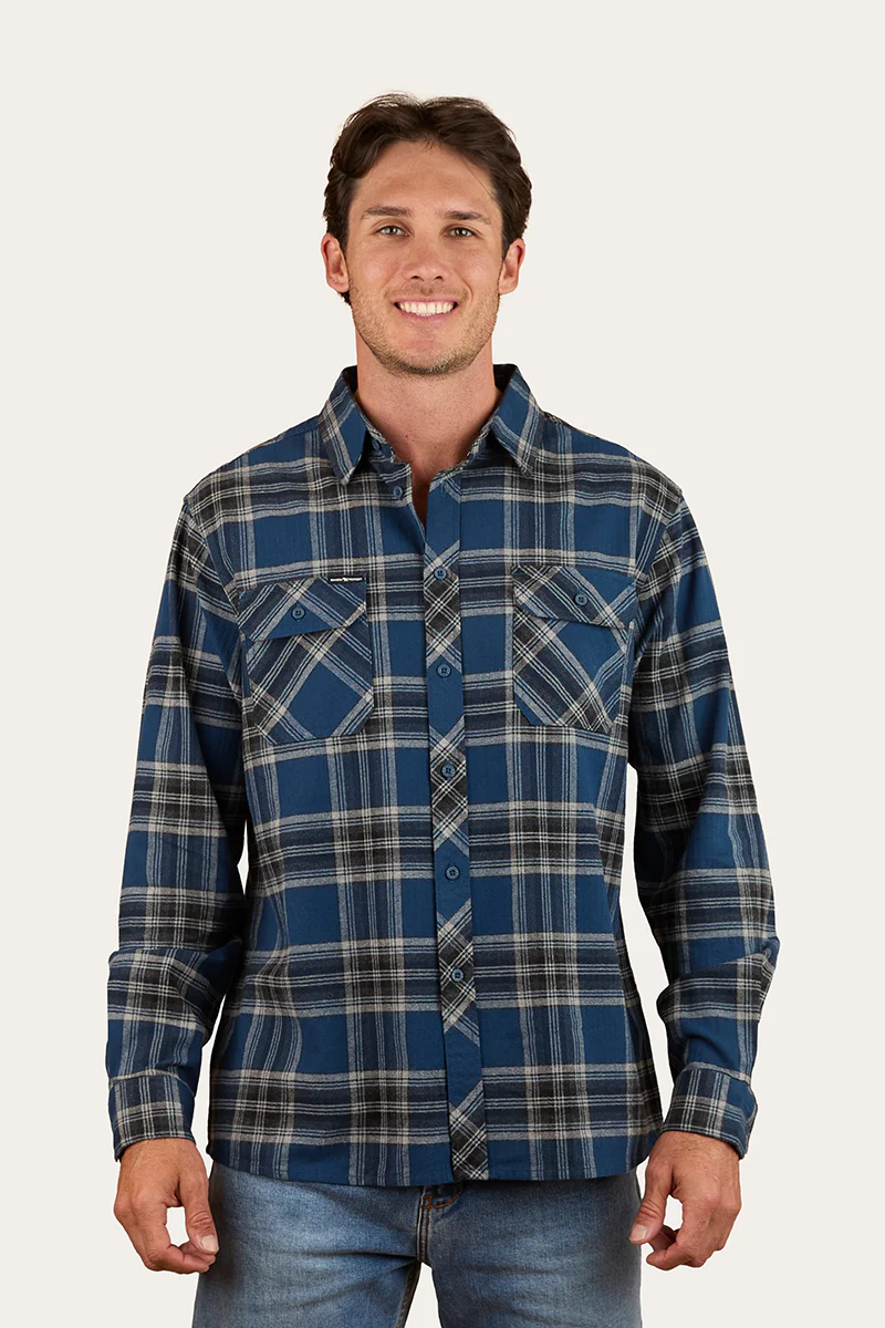 Nambour Mens Full Button Flannel - Image 4