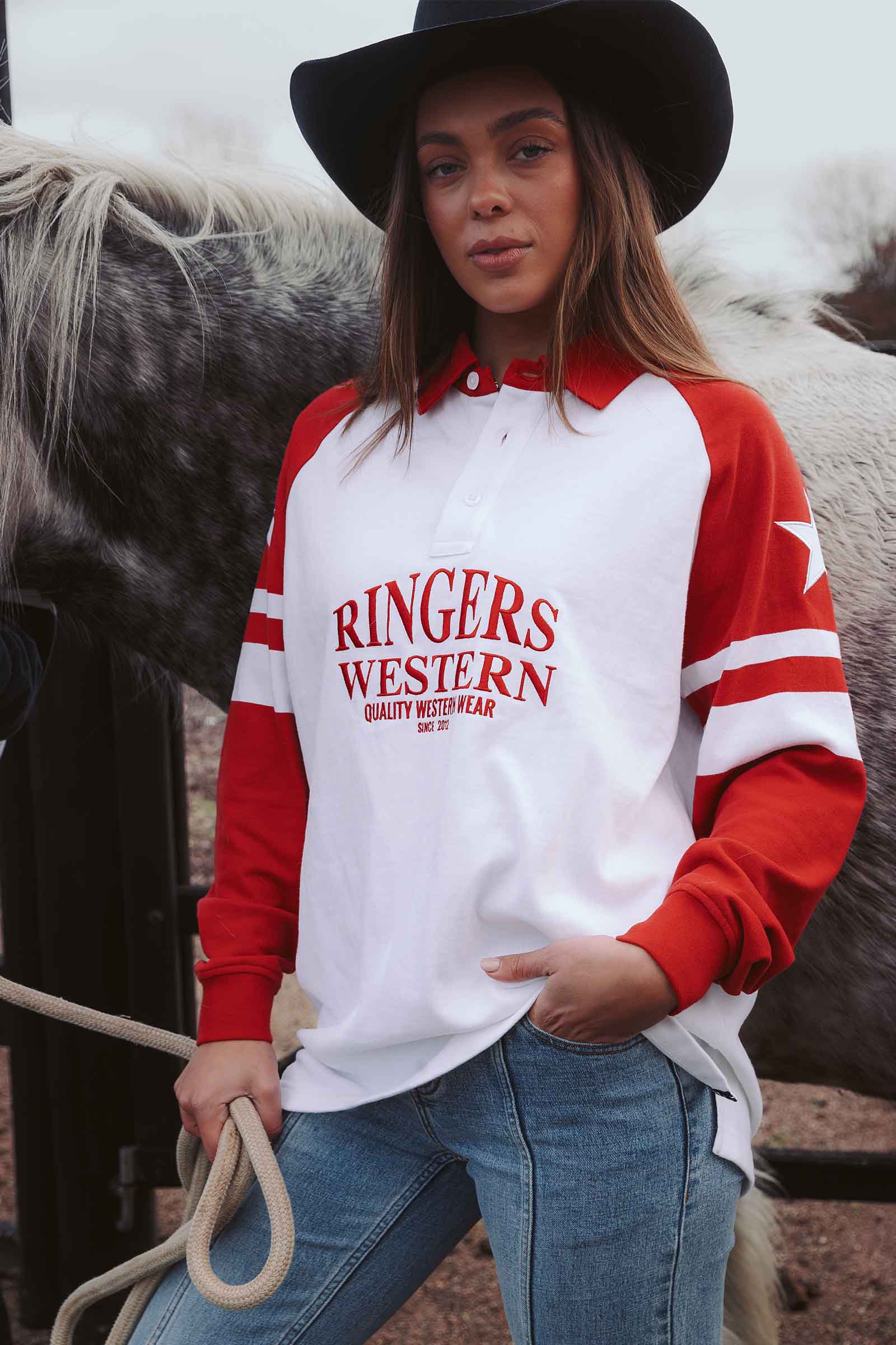 Player Womens Oversized Rugby Jersey - Image 8