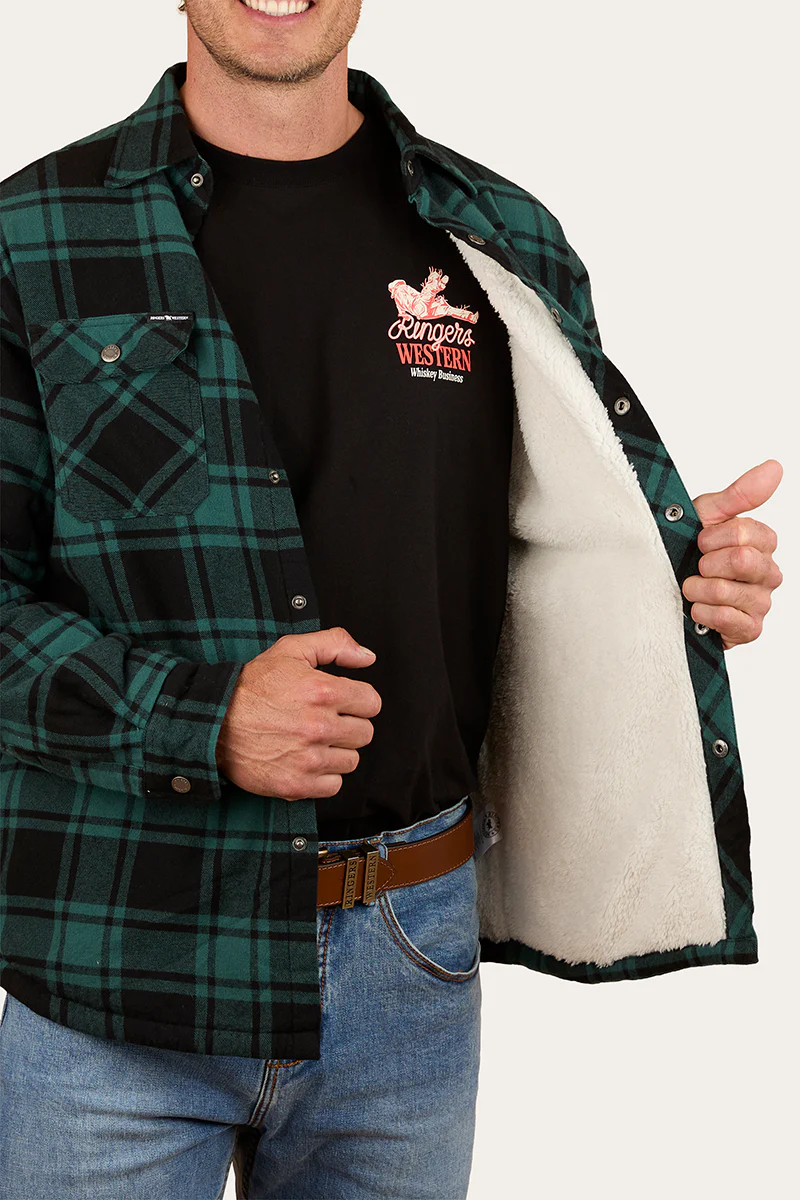 Sawyer Mens Sherpa Flannel - Image 21