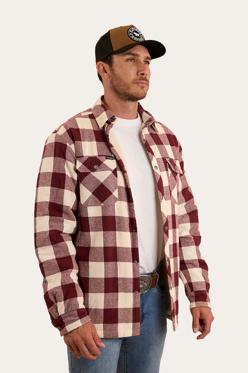 Sawyer Mens Sherpa Flannel - Image 6