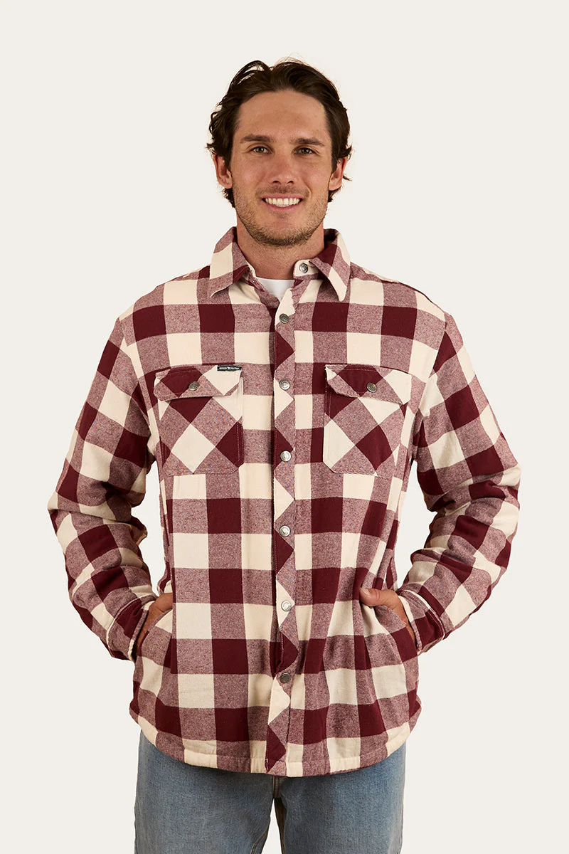 Sawyer Mens Sherpa Flannel - Image 7