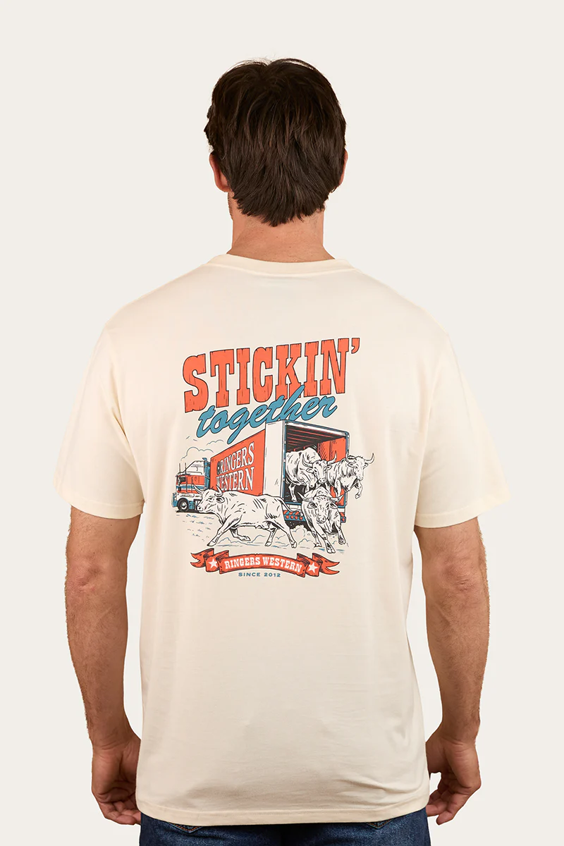 Stickin Together Mens Loose Fit T-Shirt - Image 3