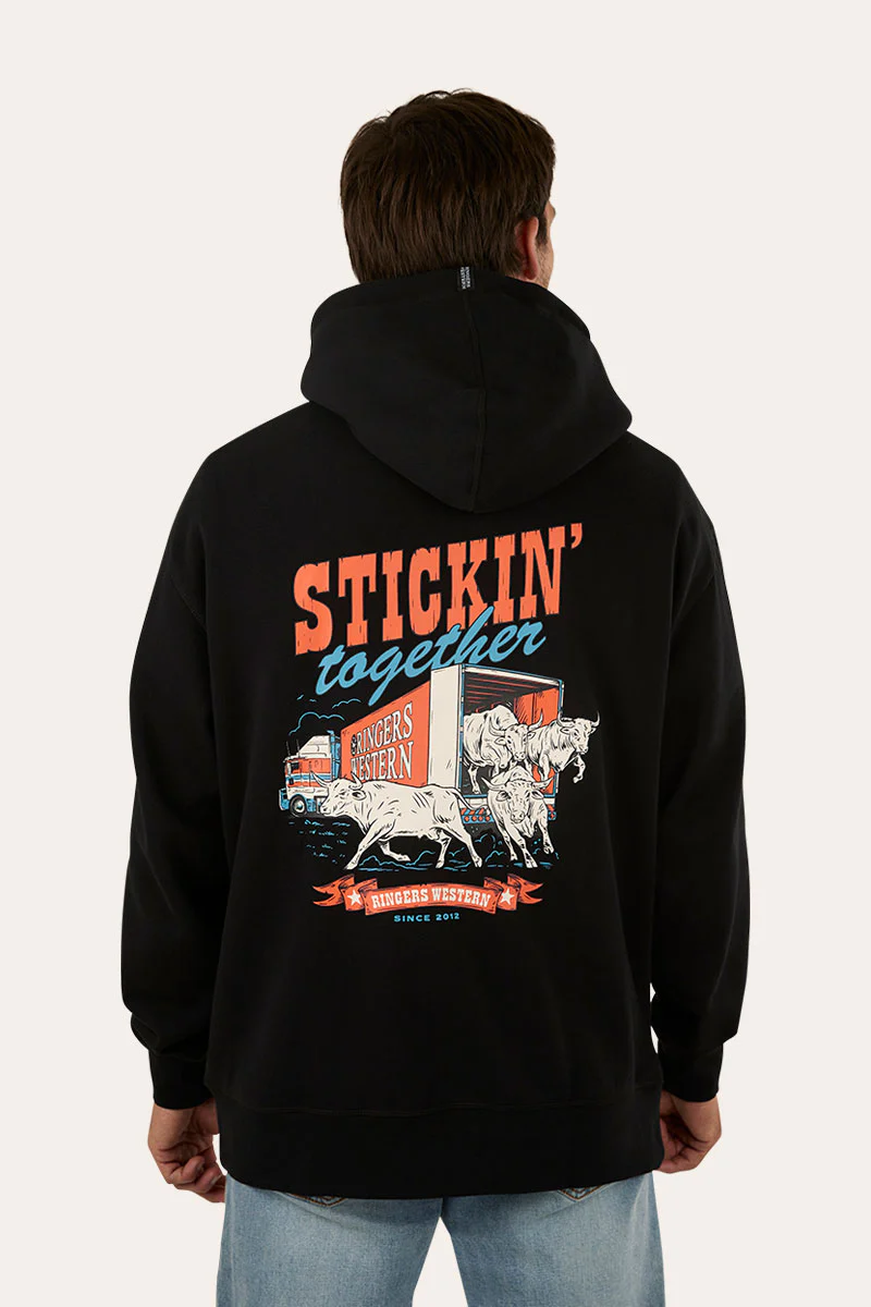 Stickin Together Mens Pullover Hoodie - Image 3