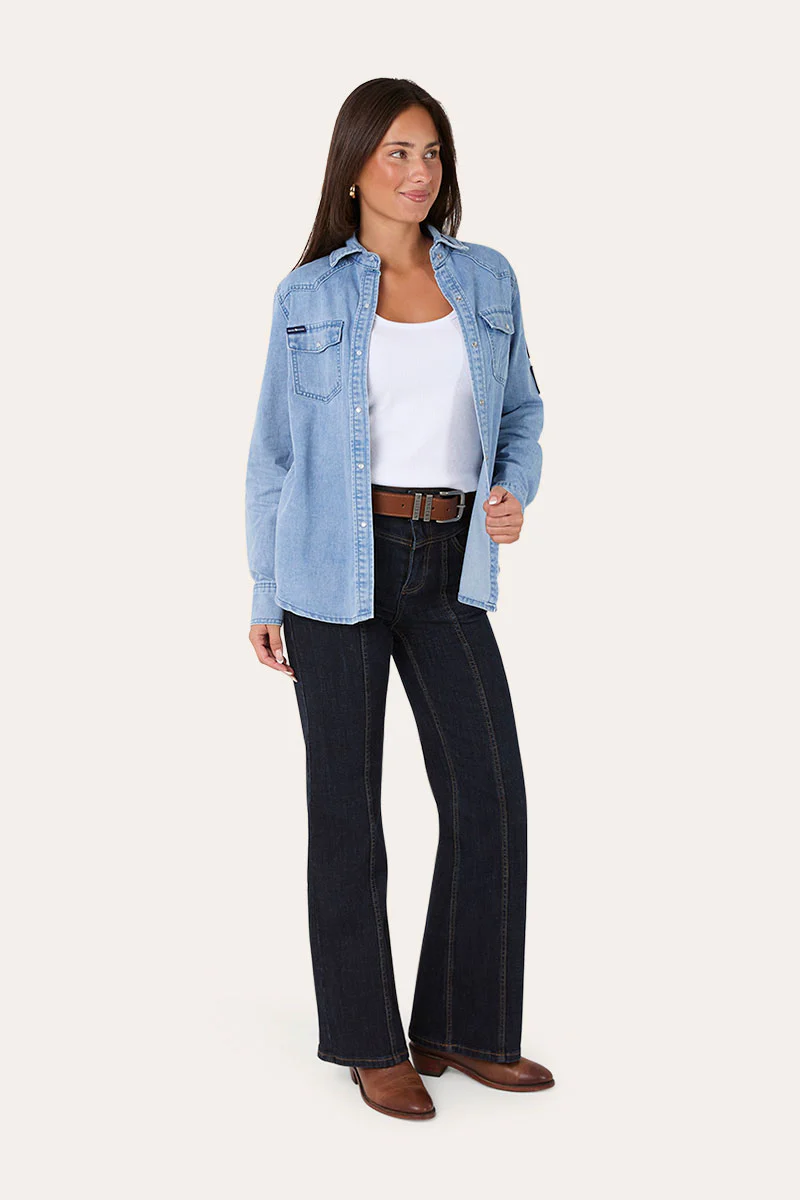 Young and Free Womens Western Shirt - Image 5