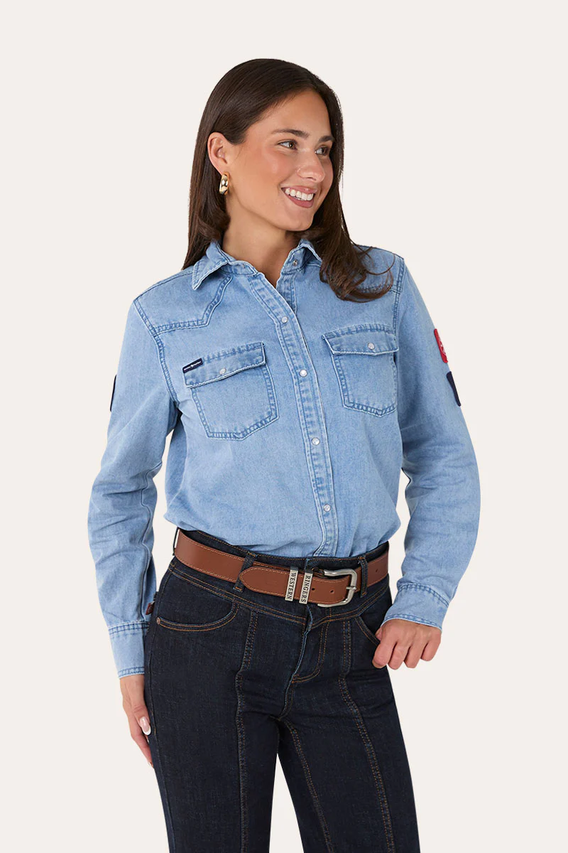 Young and Free Womens Western Shirt - Image 6